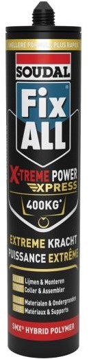 Soudal 154347 Montagekit Fix -All X-Treme Power X-Press Blanco 280ml