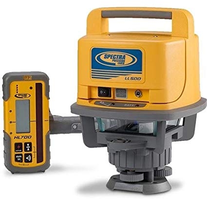 Spectra  600000 Láser de construcción Precision LL500 (recargable) + receptor HL700