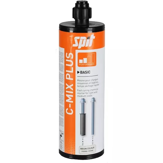 Spit Accesorios 055881 CMix Plus 380 Cartucho de anclaje químico + Boquilla