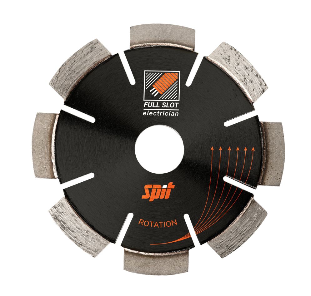 Spit Accesorios 610203 Juego de discos de diamante D90 de 125 mm para piedra, con ranura completa, 3 uds.