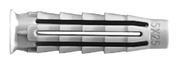 Spit Fijaciones 565646 PRO6 5 x 25 Tapón universal con tornillo 100 unidades