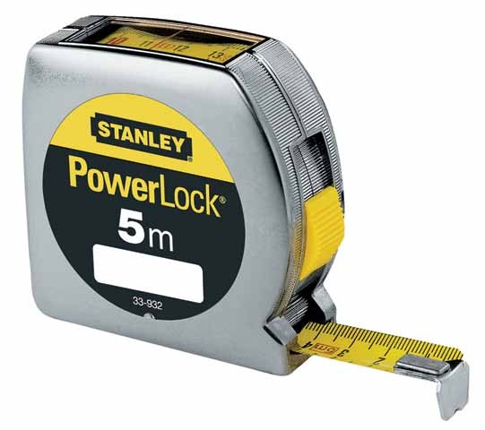 Stanley 0-33-932 Powerlock cinta métrica 5m - 19mm mirilla superior