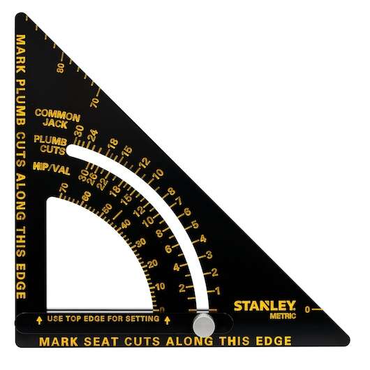 Stanley STHT46056-0 Tri&aacute;ngulo de construcci&oacute;n ajustable 180mm aluminio