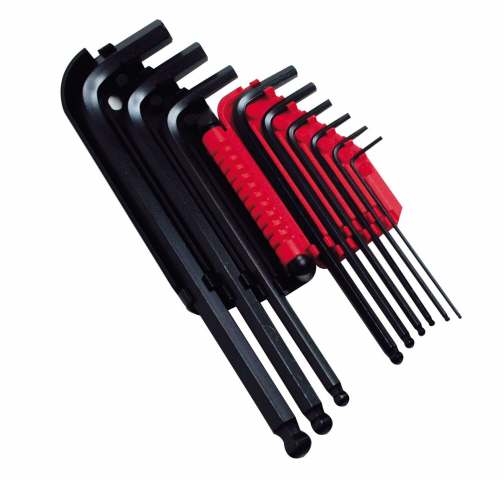 Stanley 0-69-256 Juego de llaves hexagonales 9 piezas. 1,5 -10 mm
