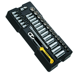 Stanley STMT1-74174 Juego de llaves de vaso transmódulo 3/8" 36 piezas