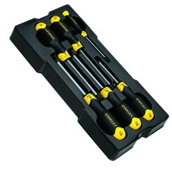 Stanley STMT1-74182 Transmodule Cushiongrip Destornilladores Torx 6 piezas