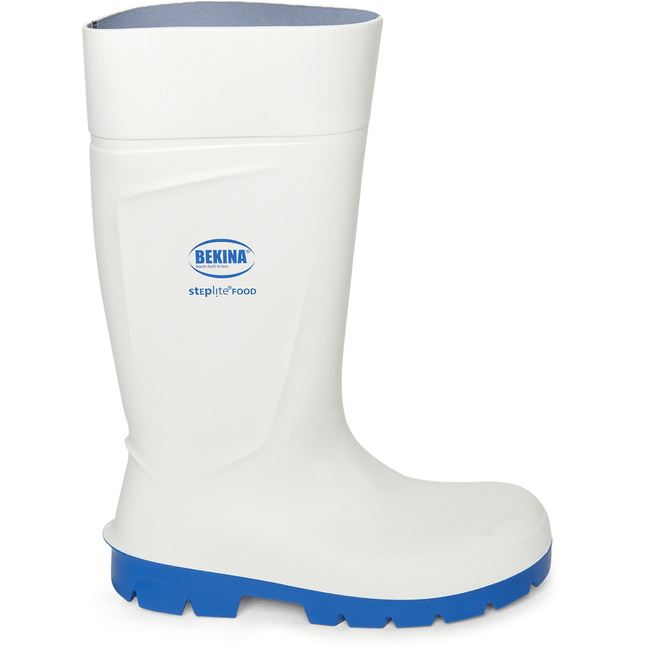 Bekina Bota de trabajo Steplite Food O4 Blanco/Azul P2100/1053-Z