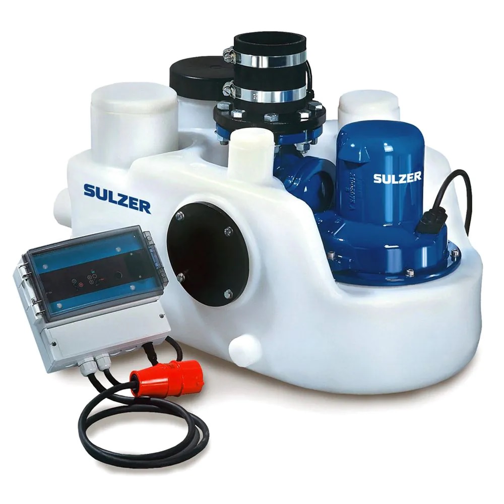 Sulzer 7565187 ABS Sanimat 1000 D Bomba para aguas residuales 55m3/h 400V
