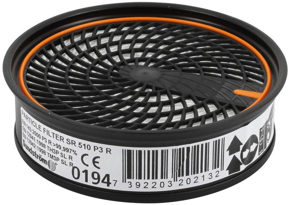 Sundström H02-1312 SR 510 Cartucho de filtro P3