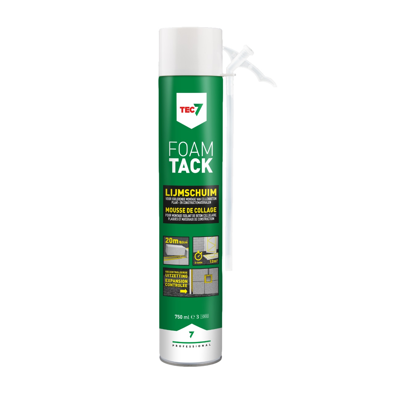 TEC7 670010000 Espuma adhesiva FoamTack 750ml