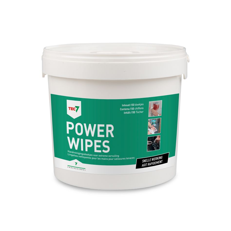 TEC7 467035000 Powerwipes Paños de limpieza en cubo 150ST