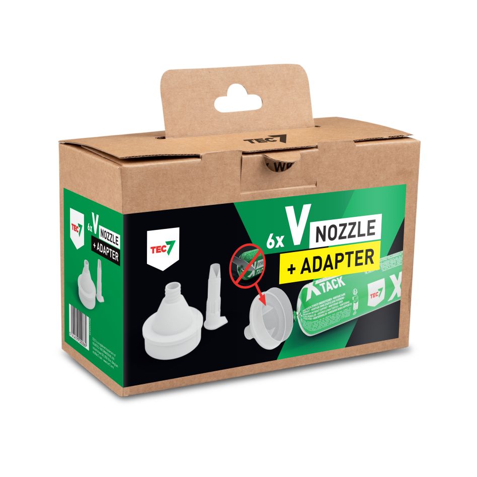 TEC7 599317290 Boquilla en V + adaptador para salchichas X-Tack 6ST