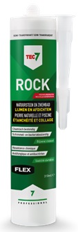 TEC7 539006000 Rock semitransparente Sellador flexible y adhesivo 310ml