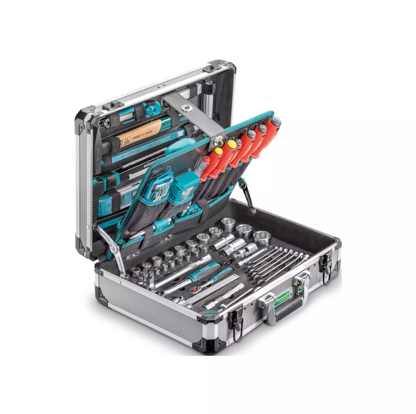 technocraft 663290 Malet&iacute;n de herramientas de aluminio PRO CASE 5 vac&iacute;o