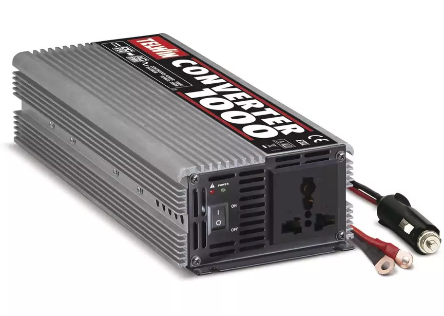 Telwin 830829447 CONV1000 Convertidor de 12 V a 230 V CA