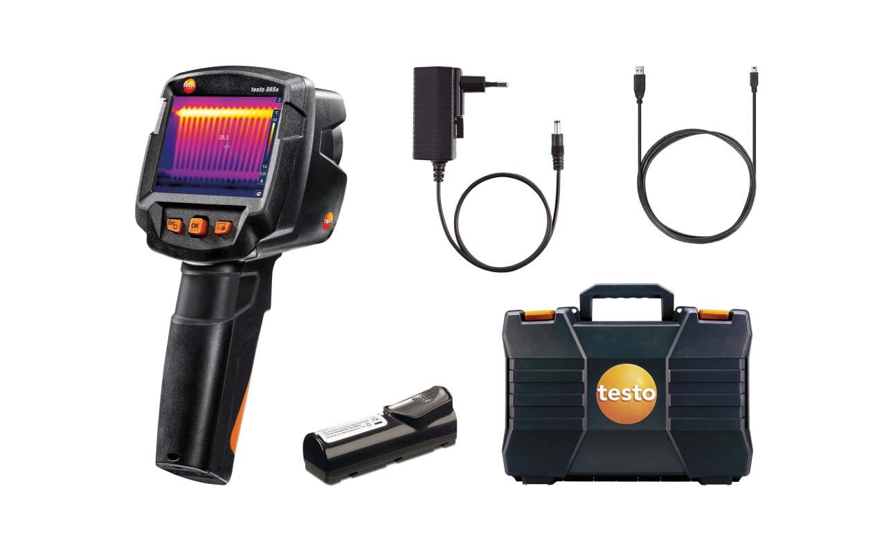 Testo 0560 8651 865s - Cámara termográfica (160 x 120 píxeles)