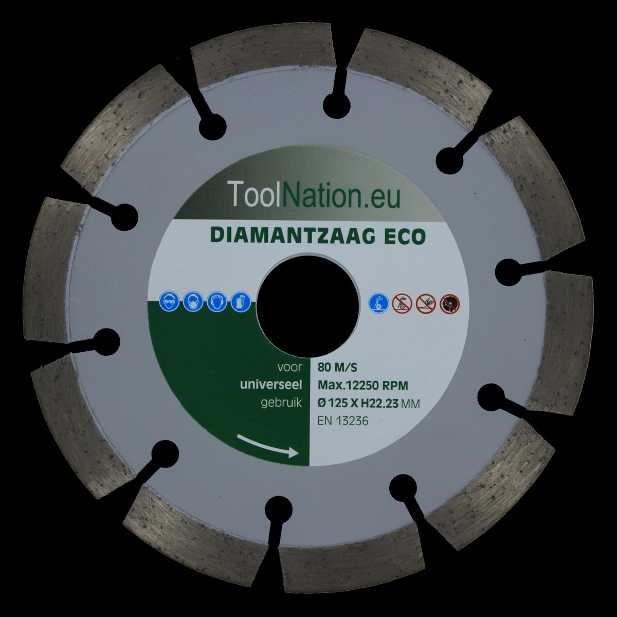 Toolnation NSUE1253TN Hoja de sierra diamantada 125mm ECO