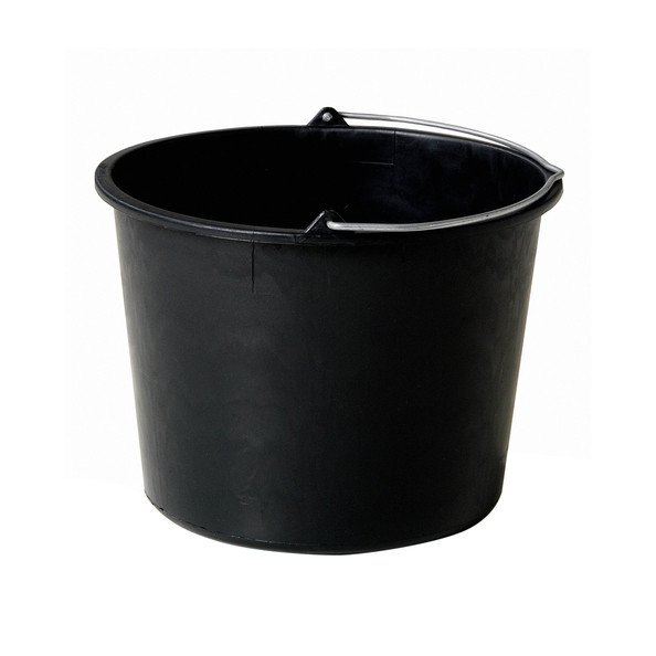Gripline 0238.00001 GRIPLINE-D 12 L Cubo negro, asa de botón, escala en L