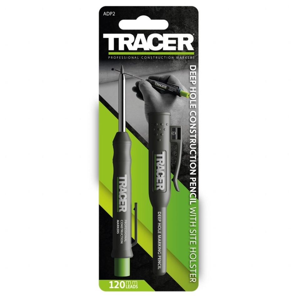 Tracer ADP2 Lápiz marcador de agujeros profundos + soporte