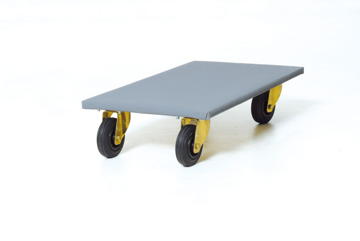 Tretal 212.773 Rodillo para muebles 600 x 300 mm con 4 ruedas giratorias de goma