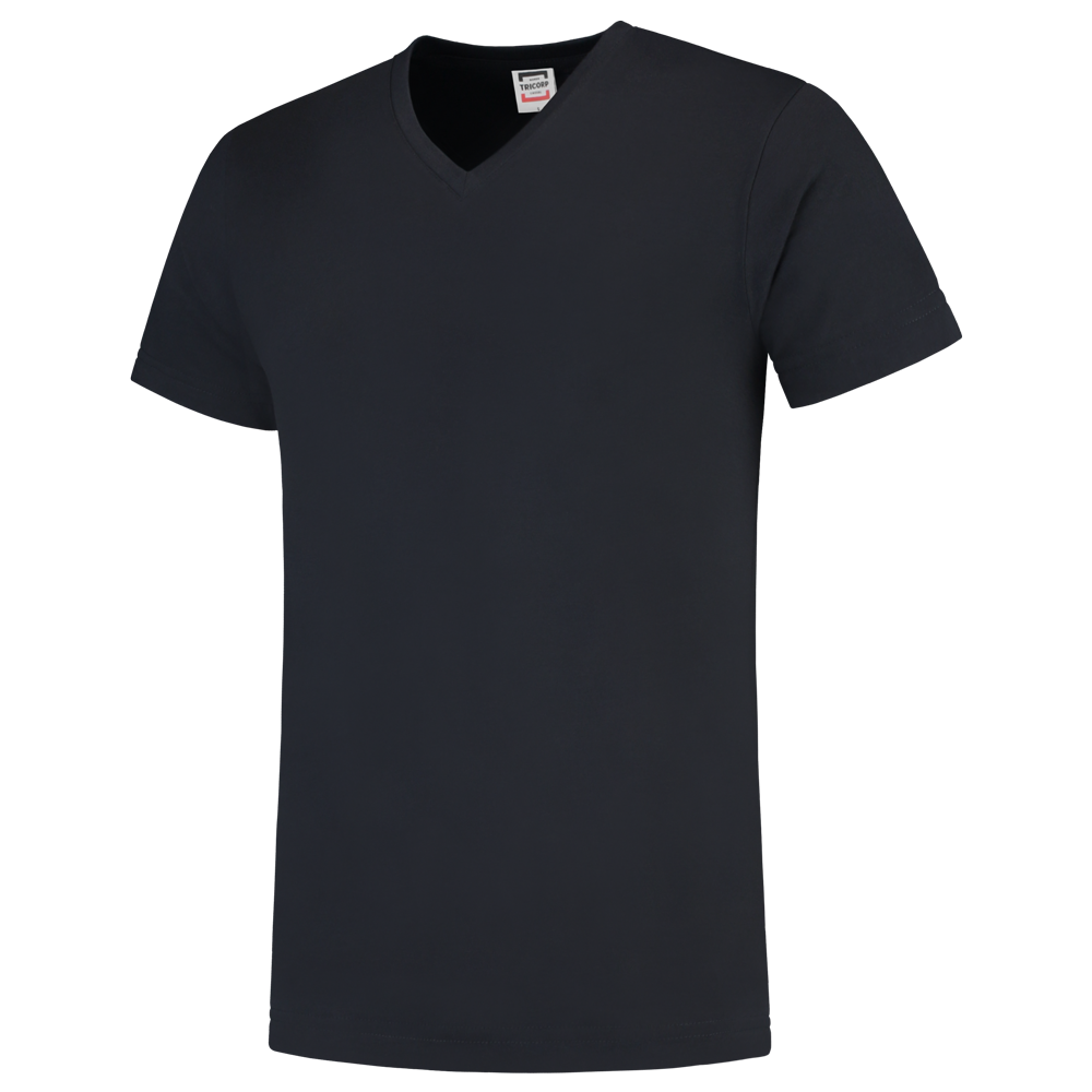 Tricorp 101005Navy 101005 Camiseta azul marino Cuello en V Slim Fit