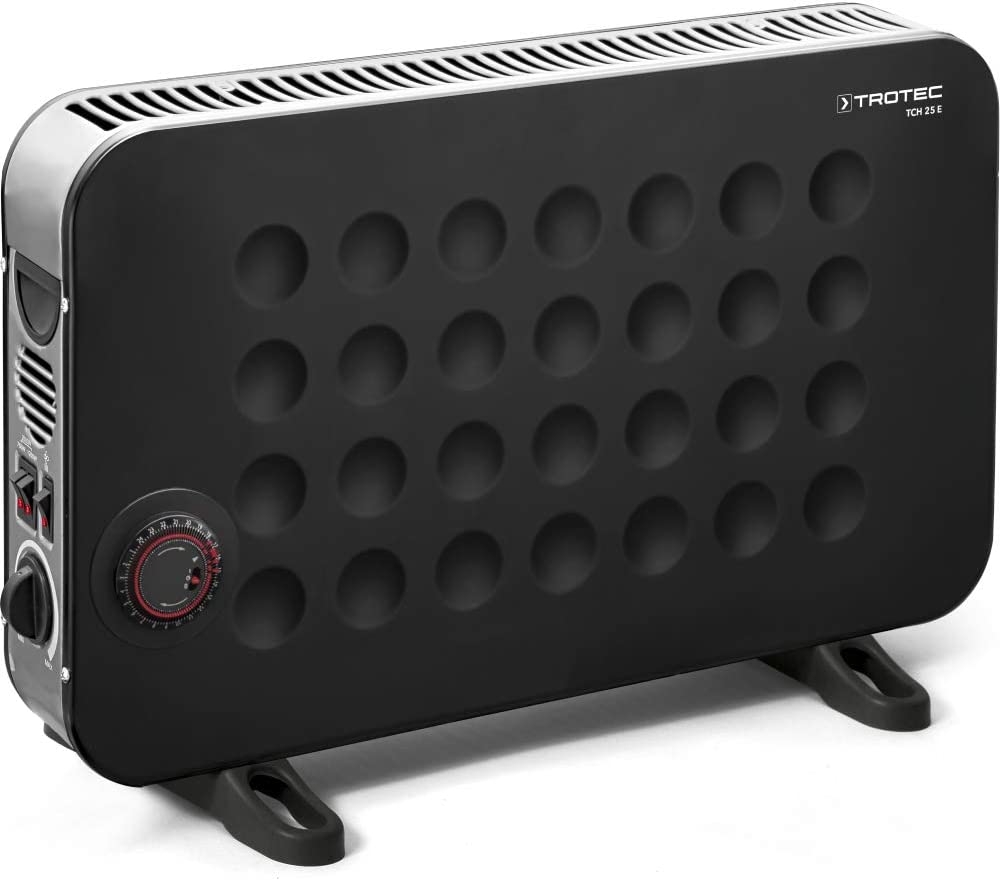 Trotec 1410000521 Convector de diseño TCH 25 E - Color Negro