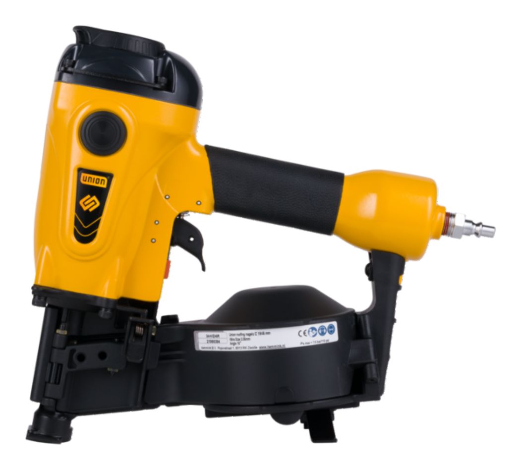 Union 3AH/IZ45R Clavadora neum&aacute;tica para tejados IZ clavos 19-45mm