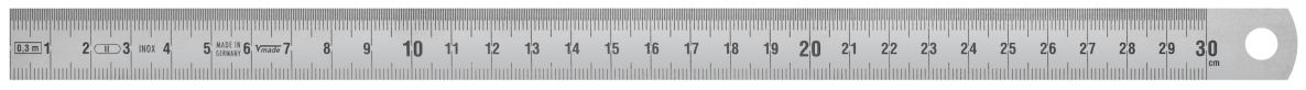 Vogel 1012020250 Regla acero inoxidable 2500x18x0,5mm Tipo B= ½mm/mm