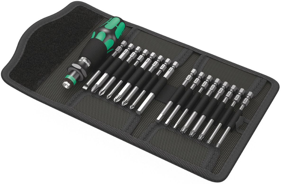 Wera 05059295001 Juego de herramientas Kraftform Kompakt 60, 17 piezas