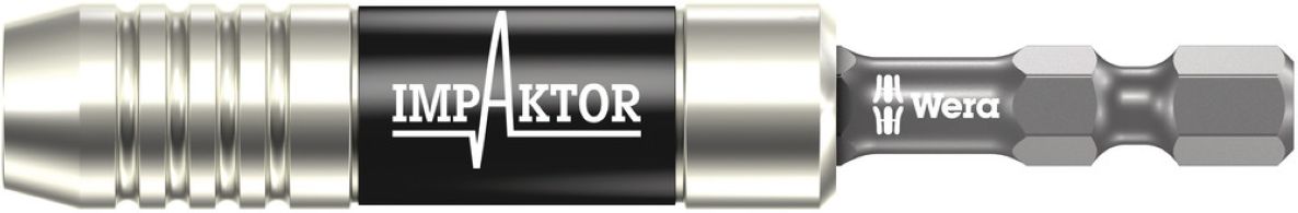 Wera 05057675001 897/4 IMP Soporte para Impaktor con anillo de sujeción e imán 1/4x75mm