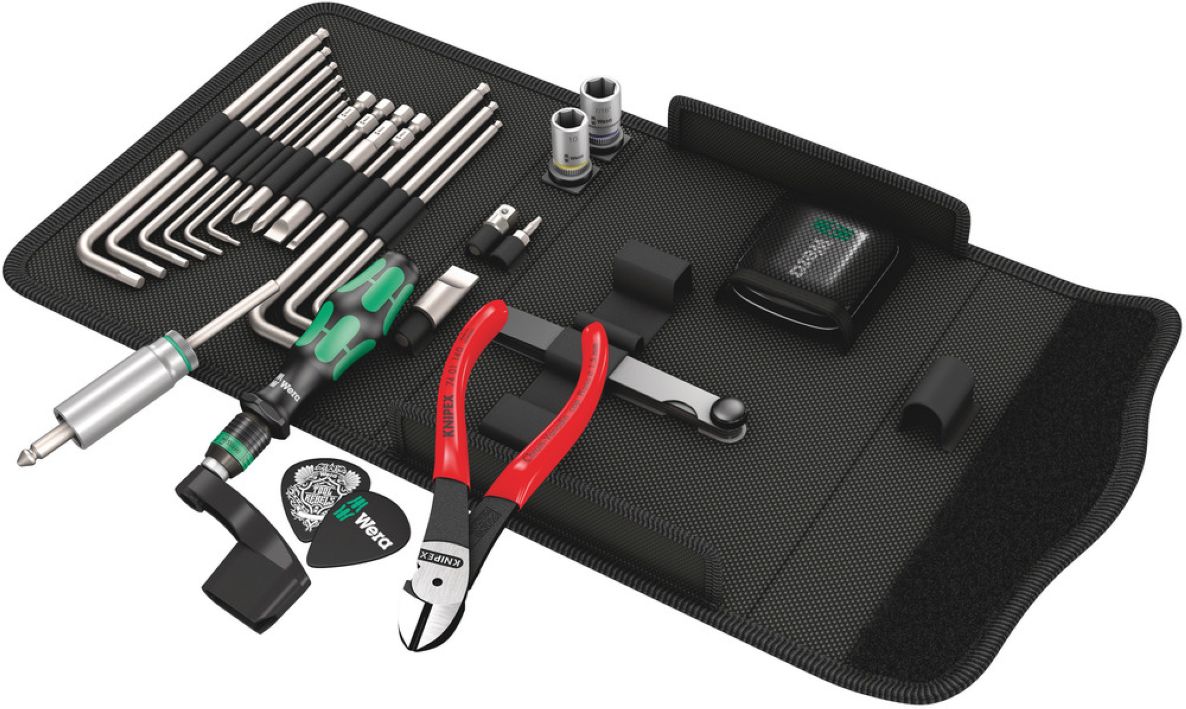 Wera 05134015001 9100 Kit de reparación para guitarra, 27 piezas