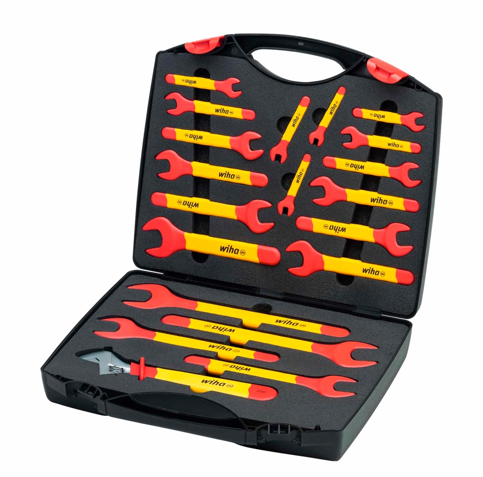 Wiha 43022 Juego de llaves de vaso aisladas 6-32 mm 20 piezas en estuche