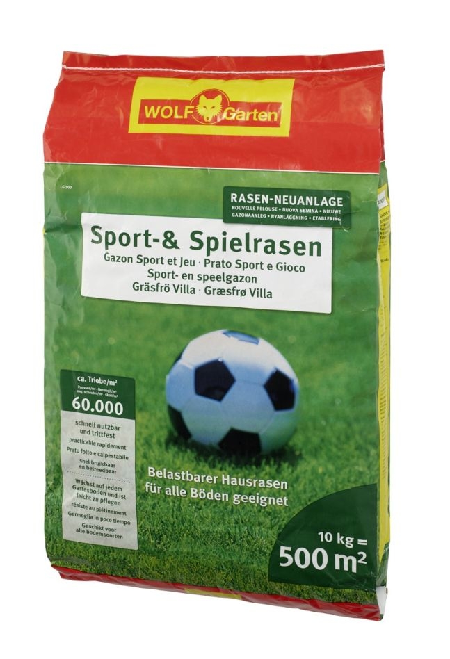 WOLF-Garten 3825041 LG 500 Semillas de césped Sport