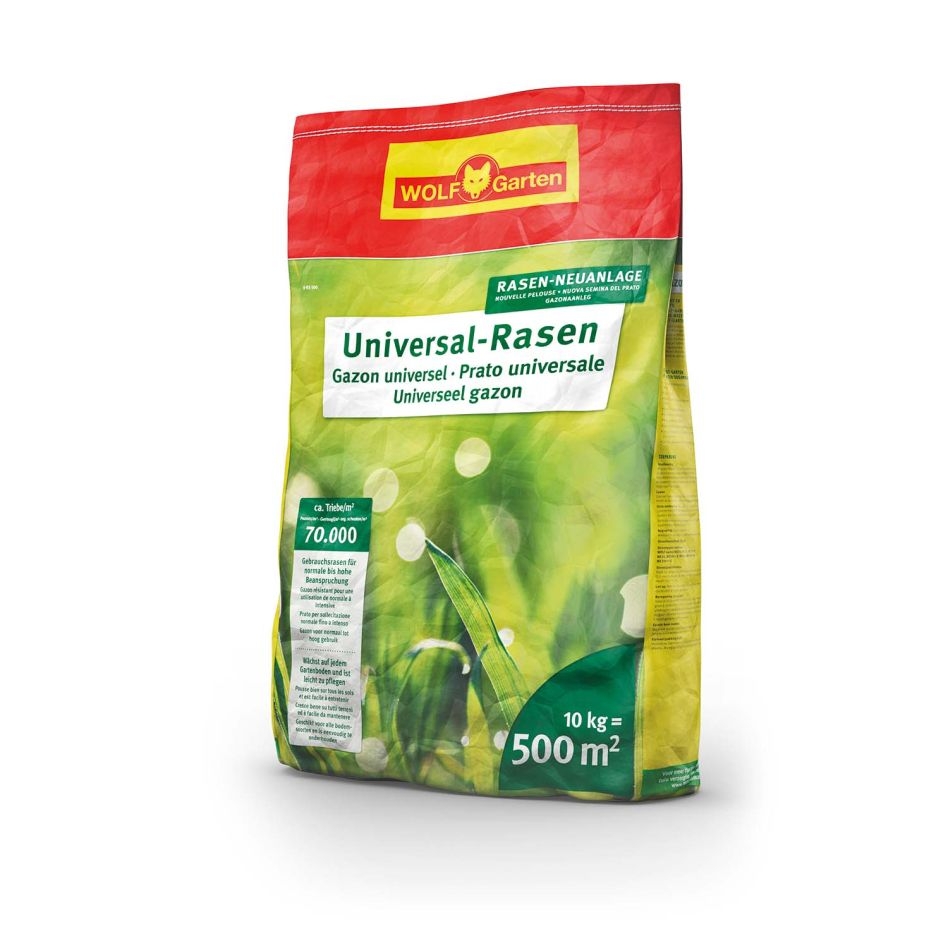 WOLF-Garten 3825070 U-RS500 Semilla de césped universal 10 KG 500m2