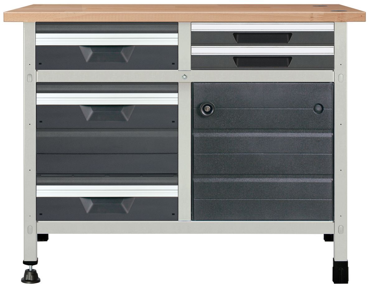 Wolfcraft 8063000 Banco de trabajo 56,3 kg - 1130 x 650 x 860 mm