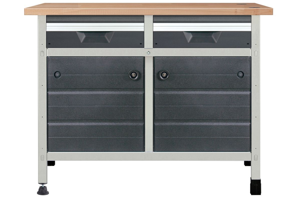 Wolfcraft 8072000 Banco de trabajo WSS 620 54,4 kg - 1130 x 650 x 860 mm