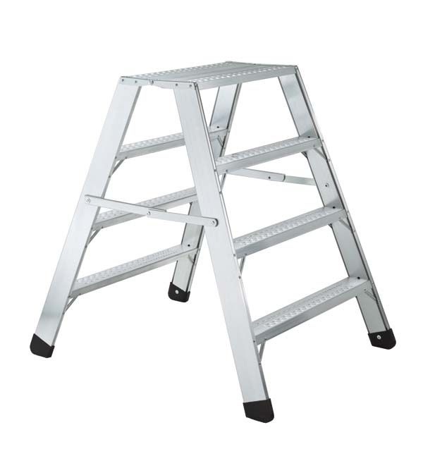 Zarges 40392 Plataforma de trabajo Z500 Seventec RC, escalable por ambos lados 2 x 2 peldaños incl. plataforma
