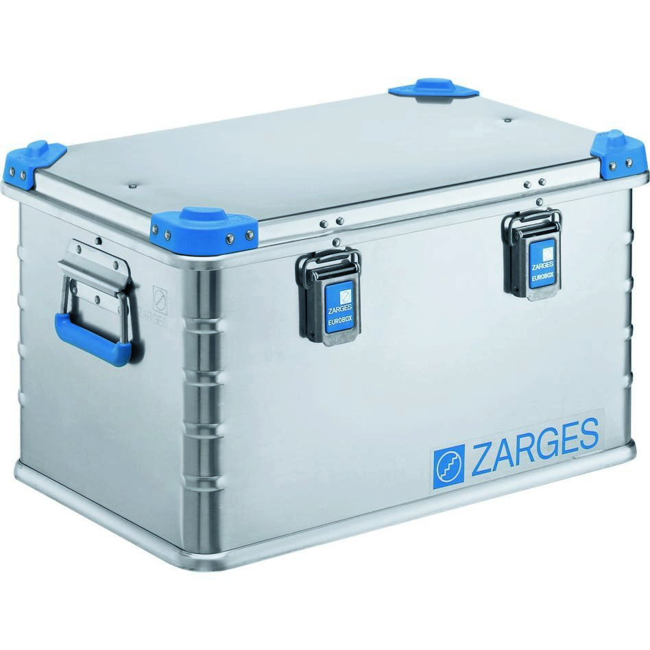 Zarges 40702 Eurobox de transporte de aluminio - Dimensiones interiores (LxAxH): 550 x 350 x 310 mm