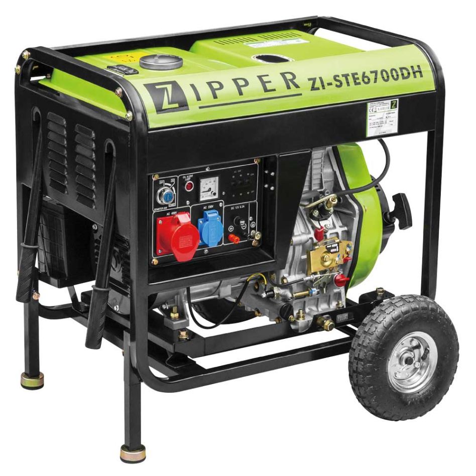Zipper ZI-STE6700DH Generador de 6500 vatios